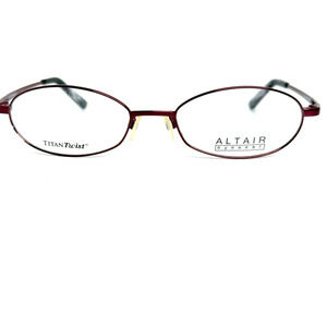 Altair‎ Eyewear 4/8 A503 Bordeaux Eyeglasses Frames Full Rim Red 52-18-135 19657